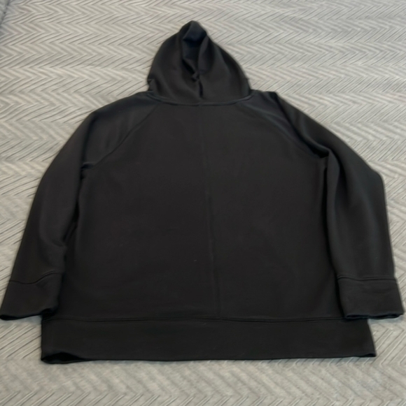 Athleta Black Hoodie with Raised Collar - Picture 4 of 5